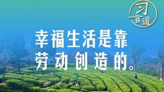 習言道｜使人人都有通過勤奮勞動實現(xiàn)自身發(fā)展的機會