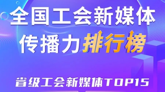 上海、浙江、四川位列前三！新一期全國省級工會新媒體傳播力TOP15出爐
