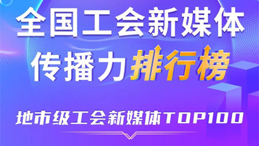 寧波、深圳、廣州位列前三！新一期全國地市級工會新媒體傳播力TOP100出爐