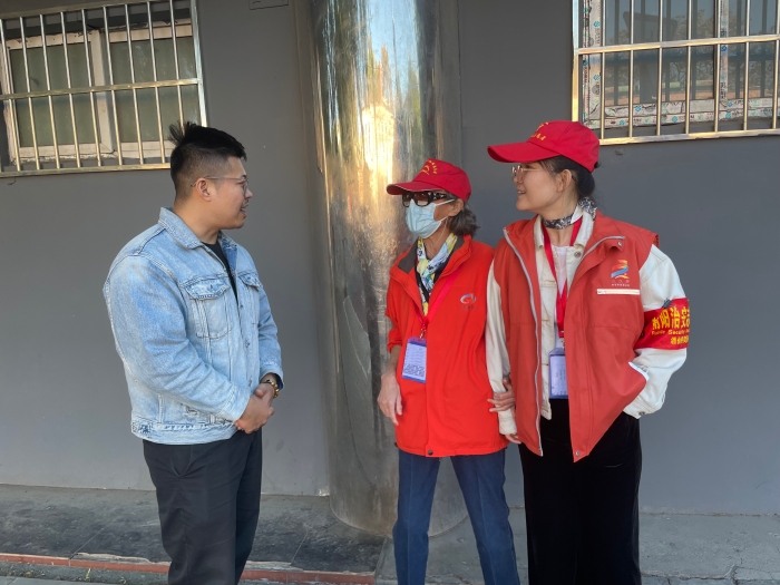 工作照-志愿者崗位巡邏