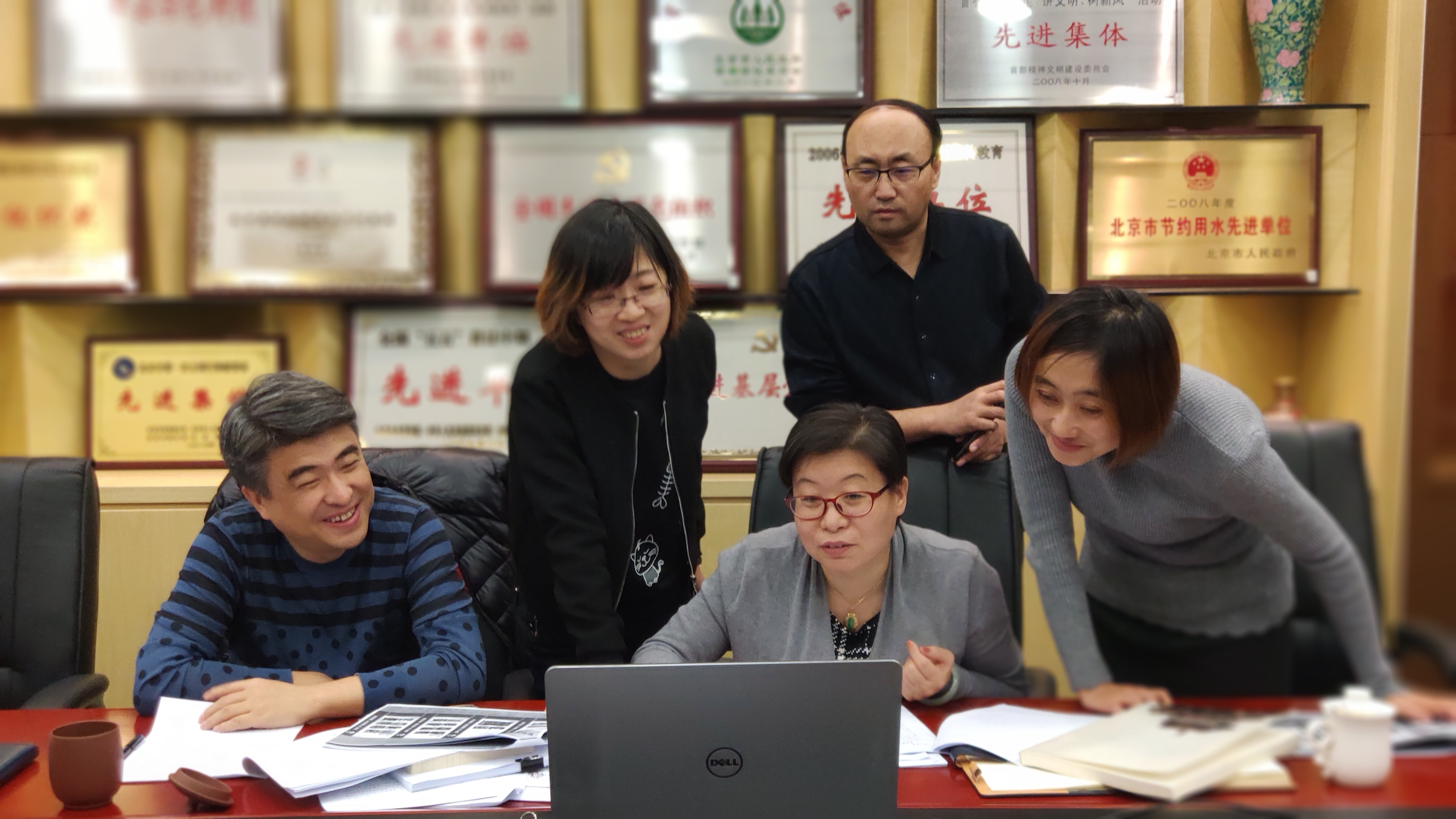 劉俊華帶領團隊與牛街街道開展“和合牛街”基層治理品牌討論