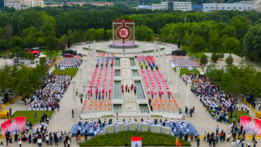 山西優秀職工七夕節集體婚禮在和順縣舉辦