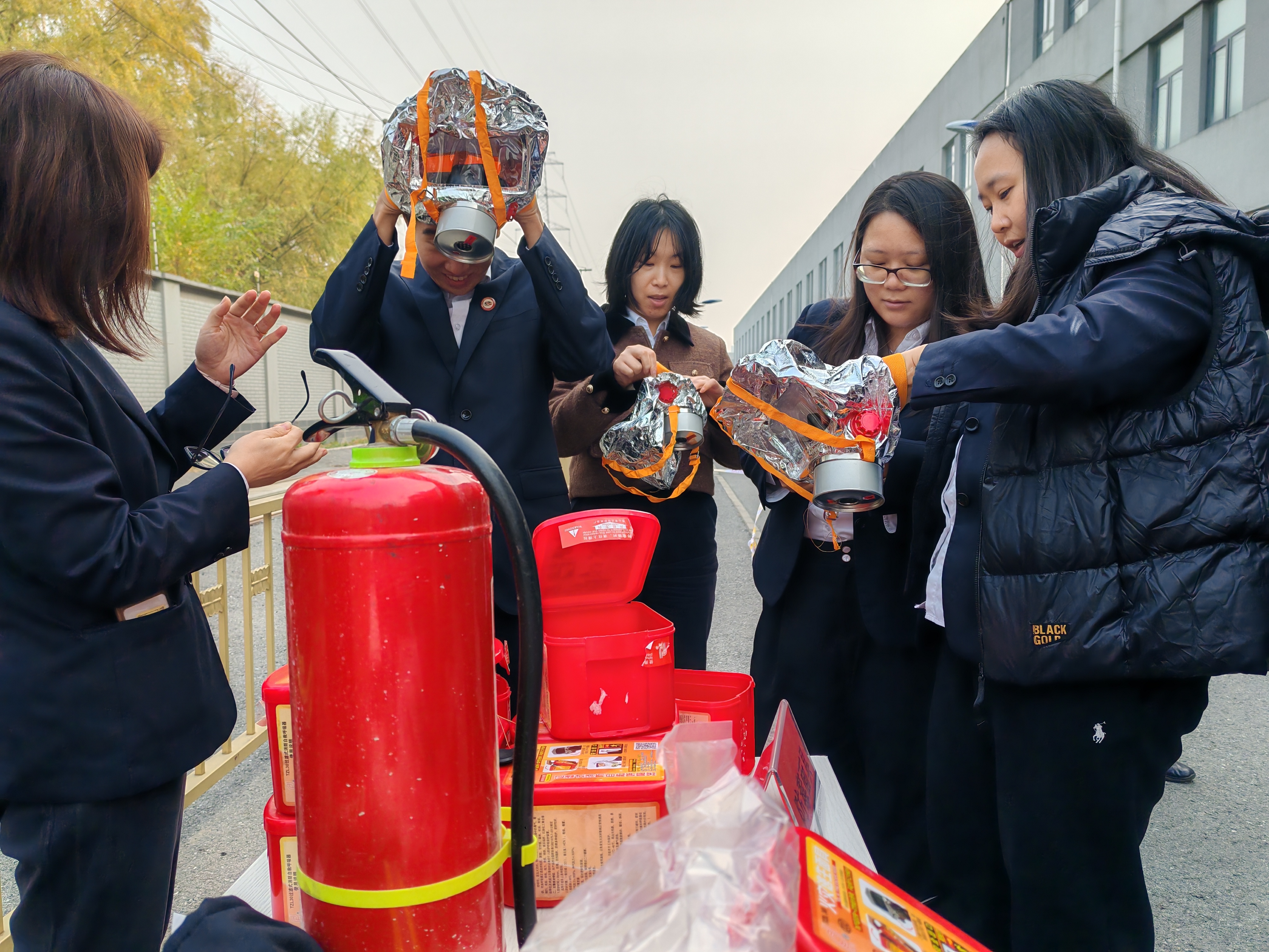 應急演練和消防知識宣傳