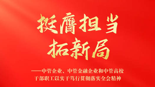 挺膺擔(dān)當(dāng)拓新局——中管企業(yè)、中管金融企業(yè)和中管高校干部職工以實(shí)干篤行貫徹落實(shí)全會(huì)精神