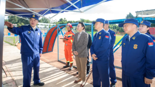 云南省總工會赴省消防救援總隊開展暖心慰問活動