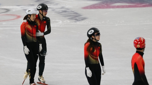 中國隊獲得米蘭冬奧短道速滑混合團體接力第四名
