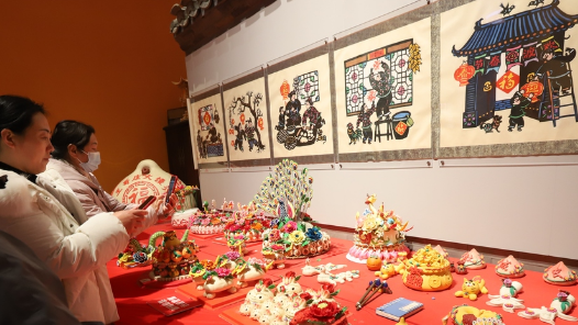 河北宣化：在非遺體驗館里過小年