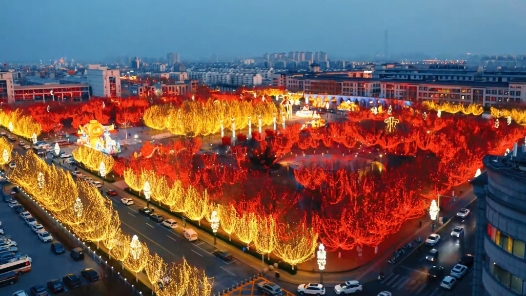 花燈耀古村 非遺慶新年