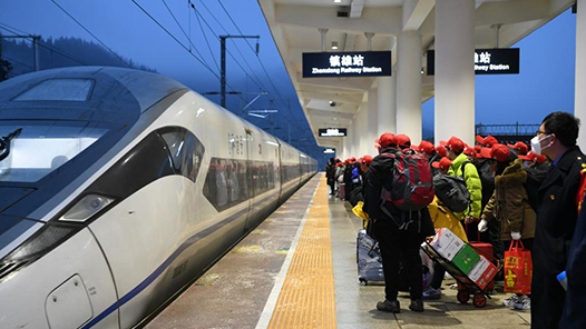 新春走基層｜西安：專列送勞動者回家過年