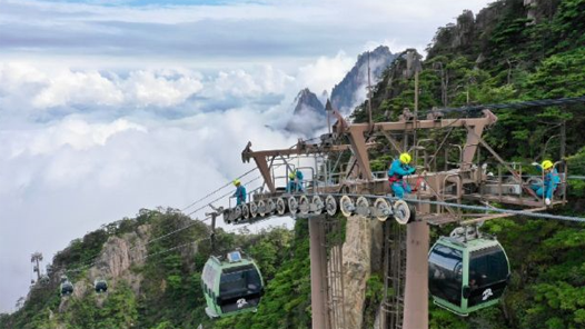 新春走基層·致敬奮斗者｜有群“體檢員”，守護著黃山索道
