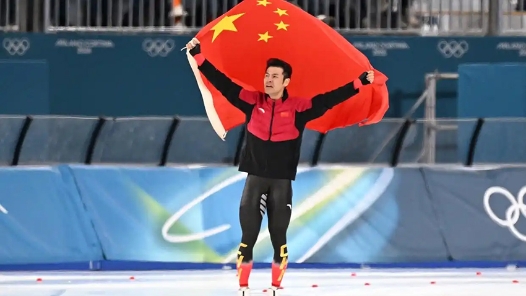 速度滑冰1500米寧忠巖打破奧運紀錄摘金