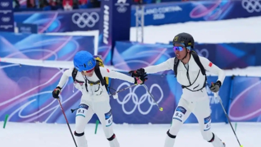 中國隊列米蘭冬奧會滑雪登山混合接力第八名 法國隊摘得金牌